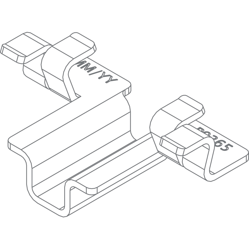 Montageclip 9365 100 St. drehbar
