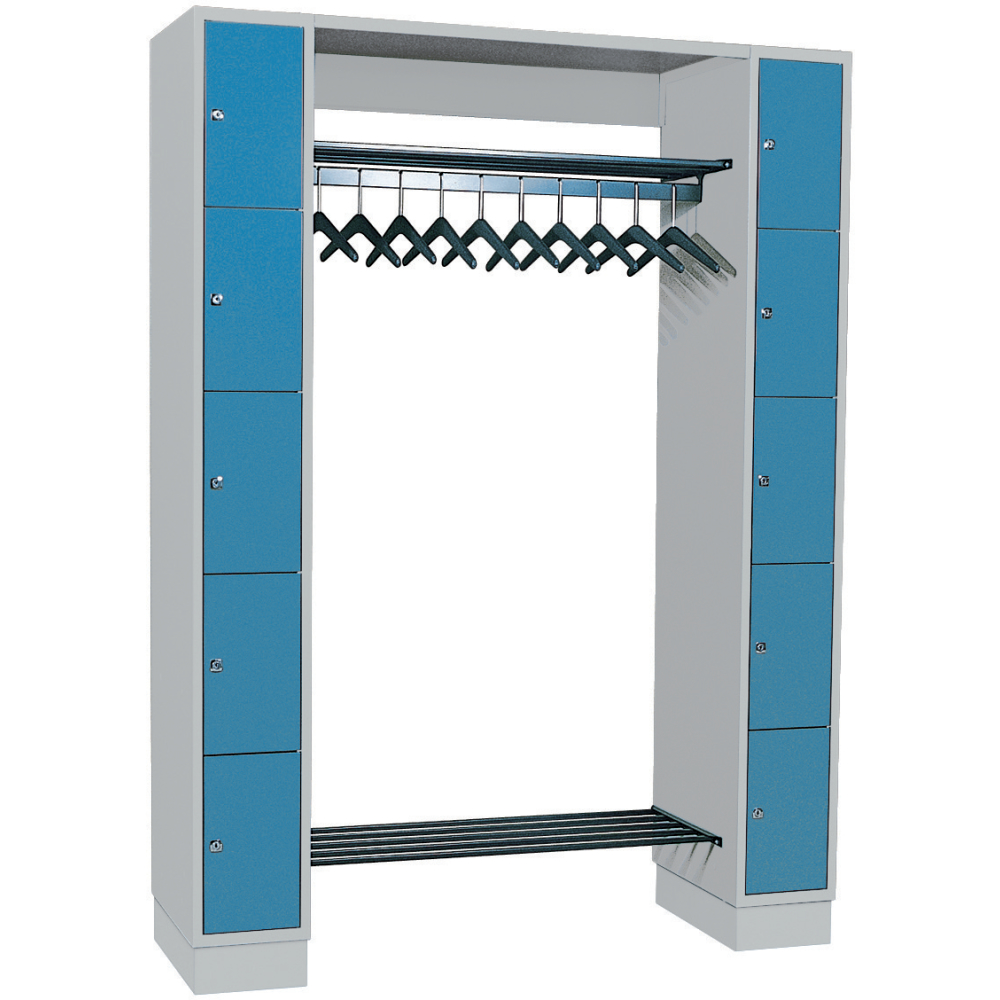 Garderobe offen 7035/7035 1850x320x500mm