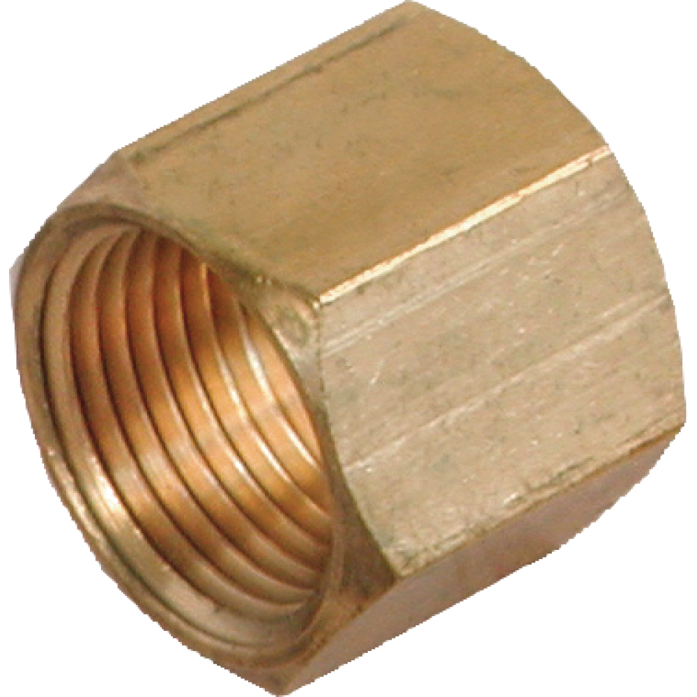 Überwurfmutter 3/8" l.h. Messing DIN EN 560