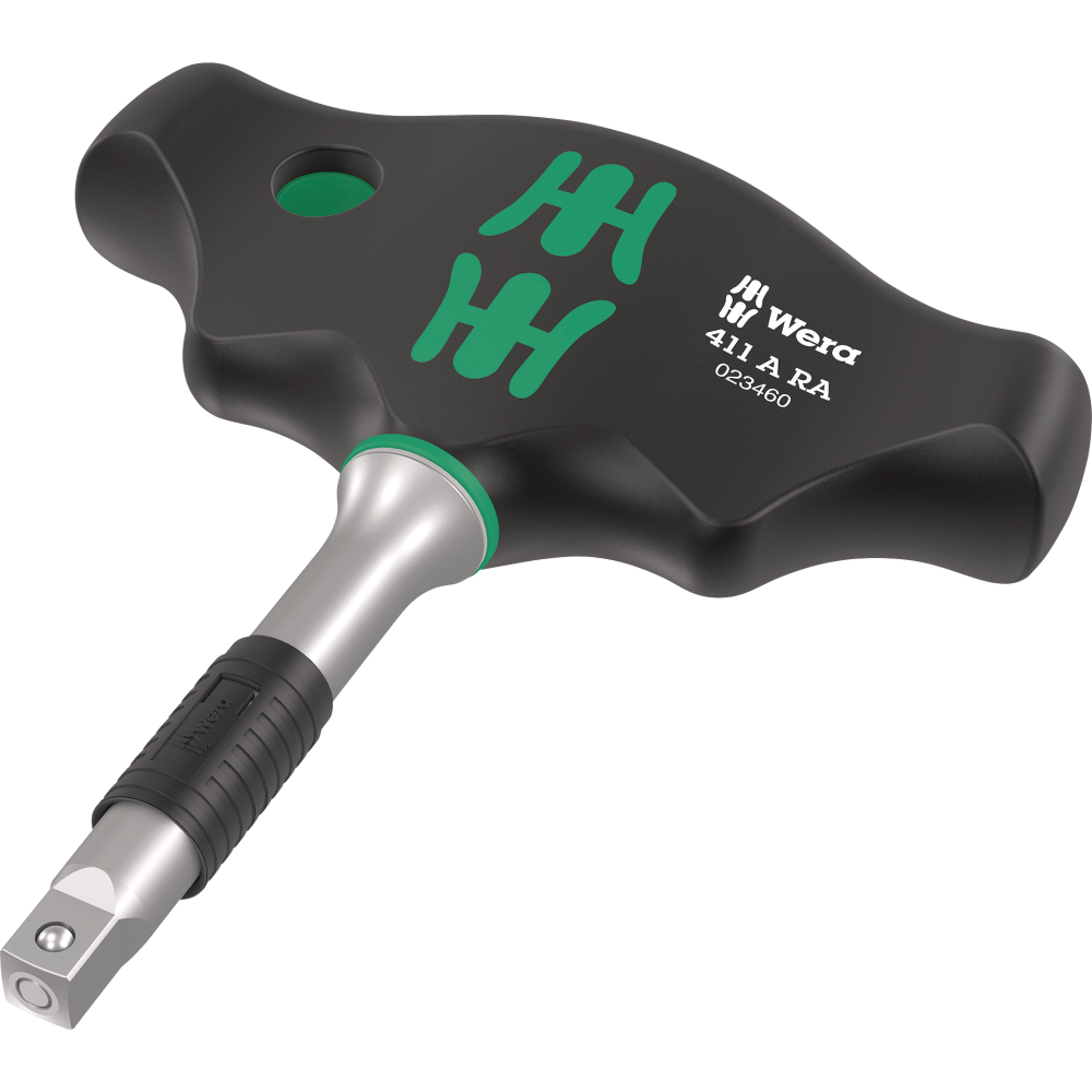 Quergriff-Adapterschraubendreher 1/4 411 A RA Wera