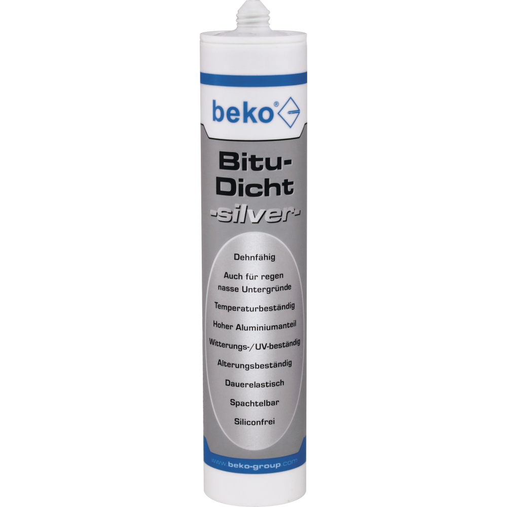 Dichtmasse Bitu-Dicht 1-K 310ml silbergrau