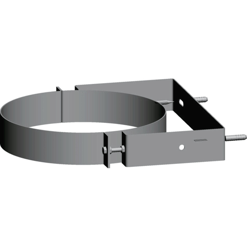 Wolf Wandhalterung DN300 verstellbar aus Edelstahl