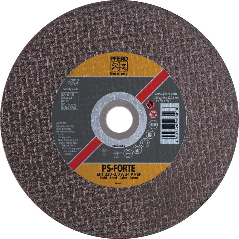 Trennscheibe gerade A46PPS 115x1,6mm PFERD