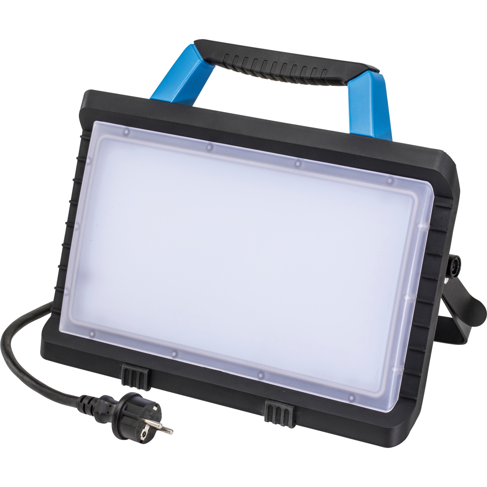 LED Arbeitsleuchte OPTILINE schwarz 45W 3800lm 4000K IK08/IP54 2 Steckdosen