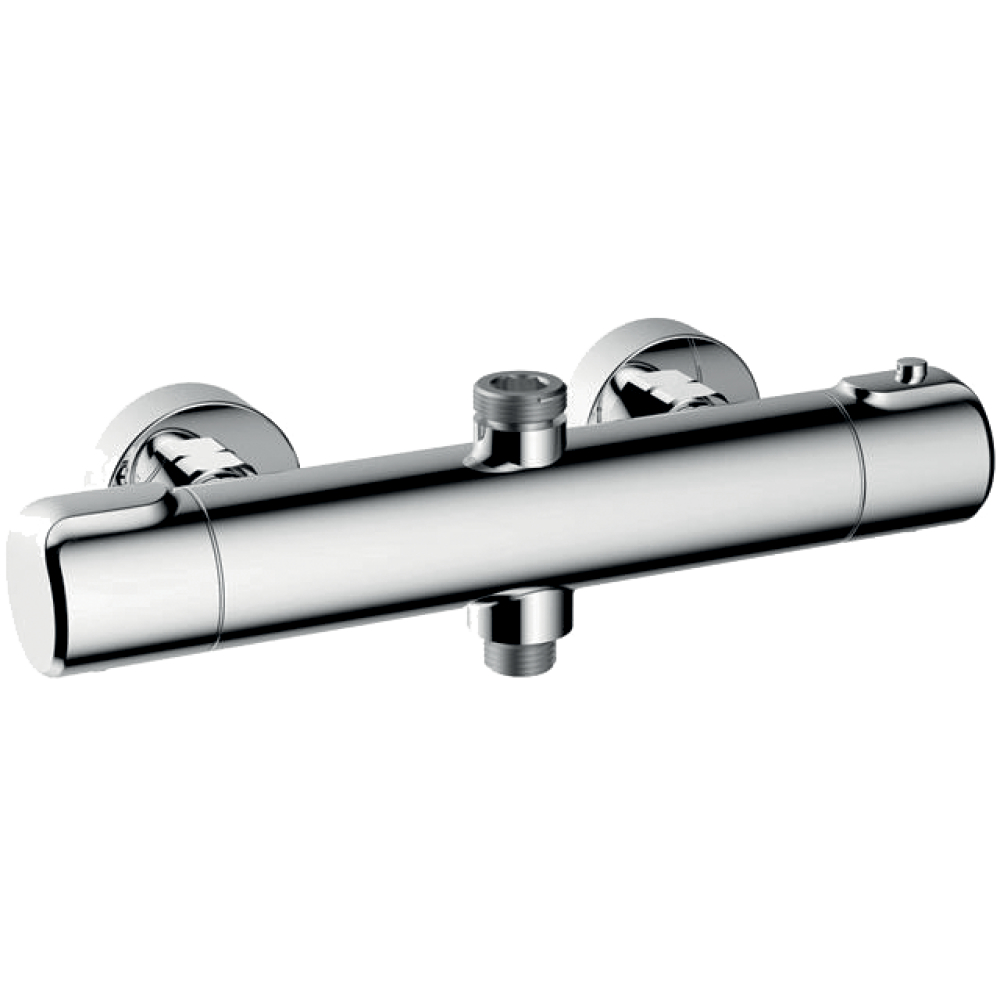FORMAT Pro 2.0 Brause-Thermostat chrom, Aufputz, Anschluss unten/oben