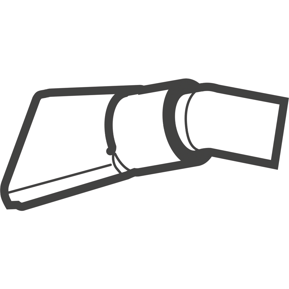 Nilfisk Gummidüse flach 100mm System 36