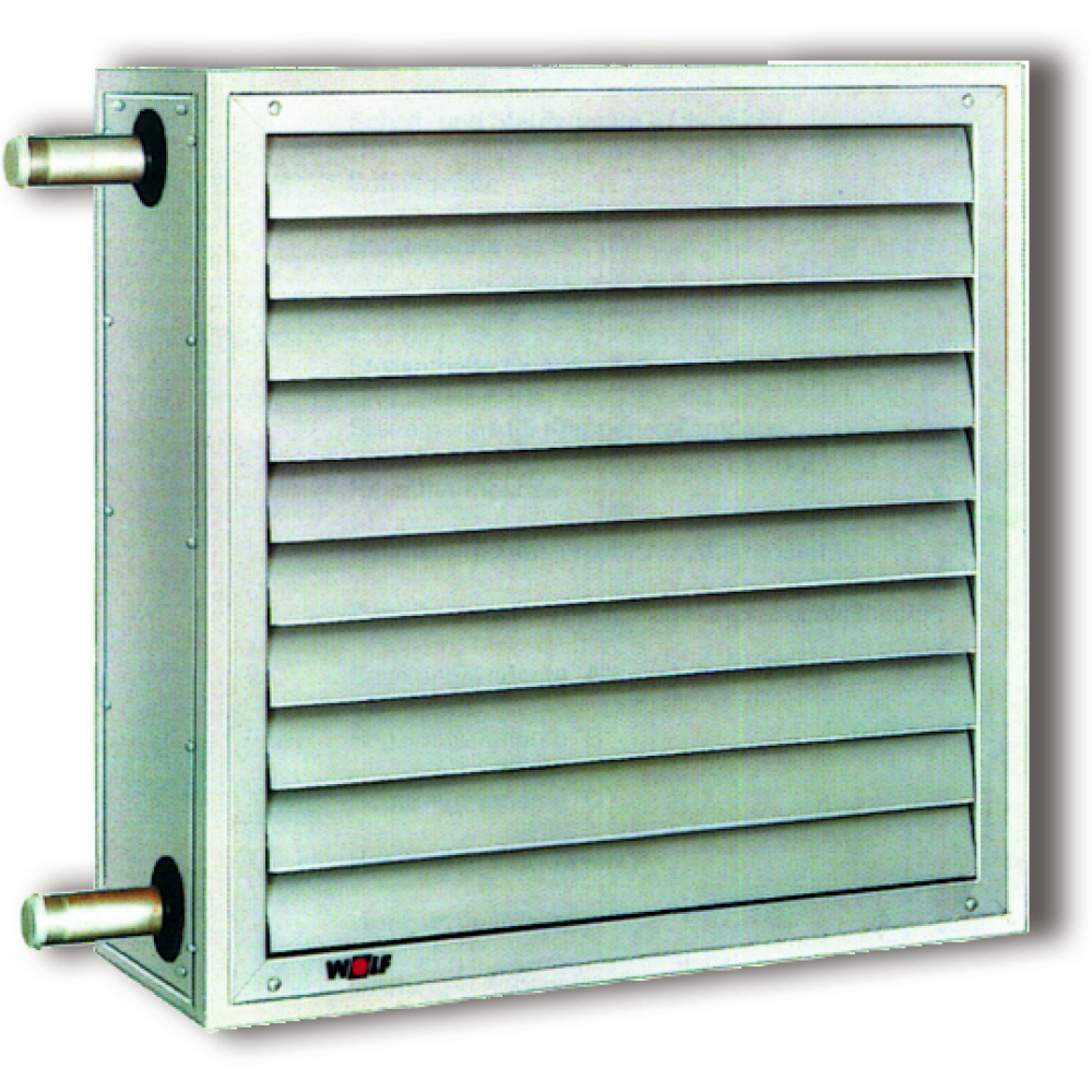 Wolf Luftheizer LH-EC40 Typ 2 -230V Wärmetauscher Kupfer-Aluminium