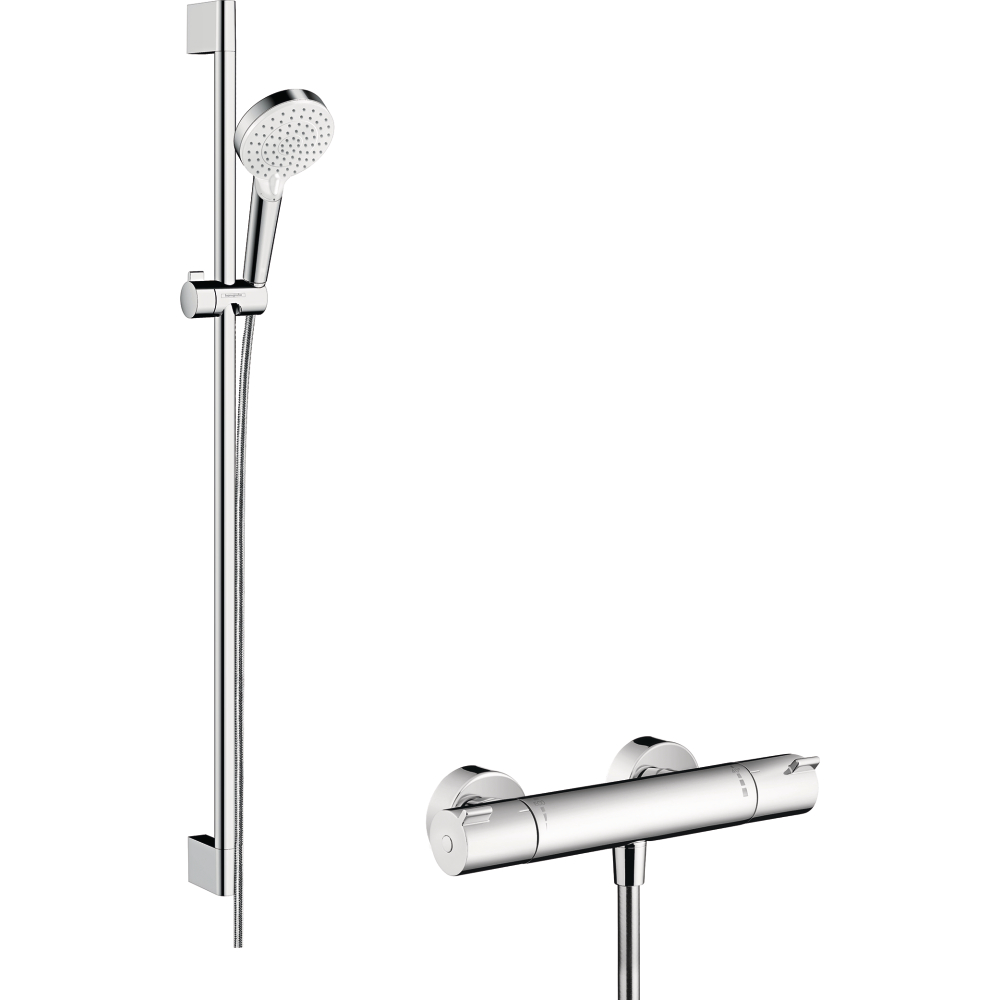 Brausenkombi Crometta Vario weiß/chrom 27813