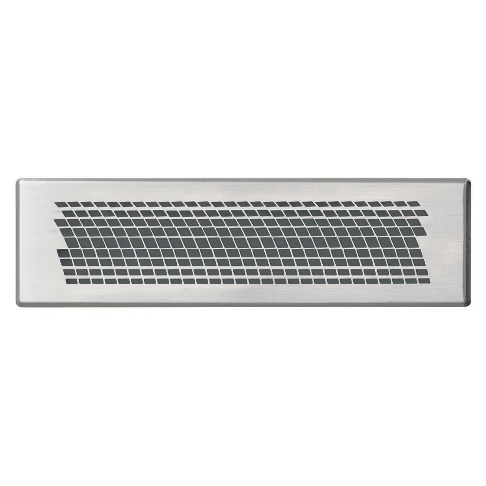 Vaillant Design Abdeckblende rechteckig Vortex Edelstahl