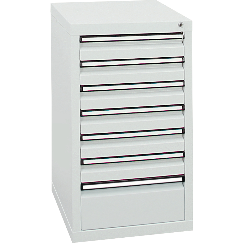Schubladenschrank STS 410 RAL 7035/7016 6x100 1x200mm