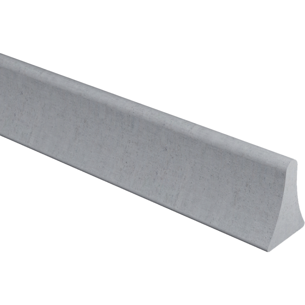 Faserbeton-Dreikant konkav 45 mm Länge = 1 Meter