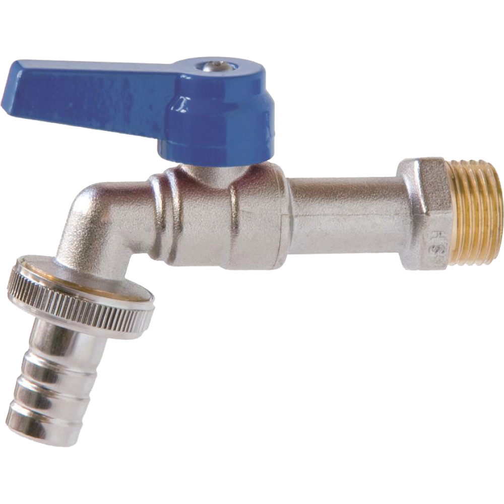 Kugelauslaufhahn FORMAT Tec blau