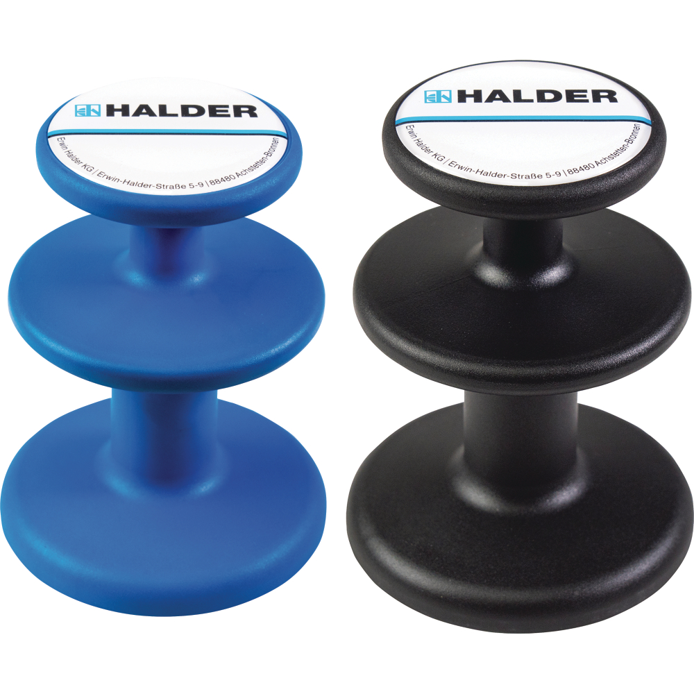 Magenthalter schwarz Halder