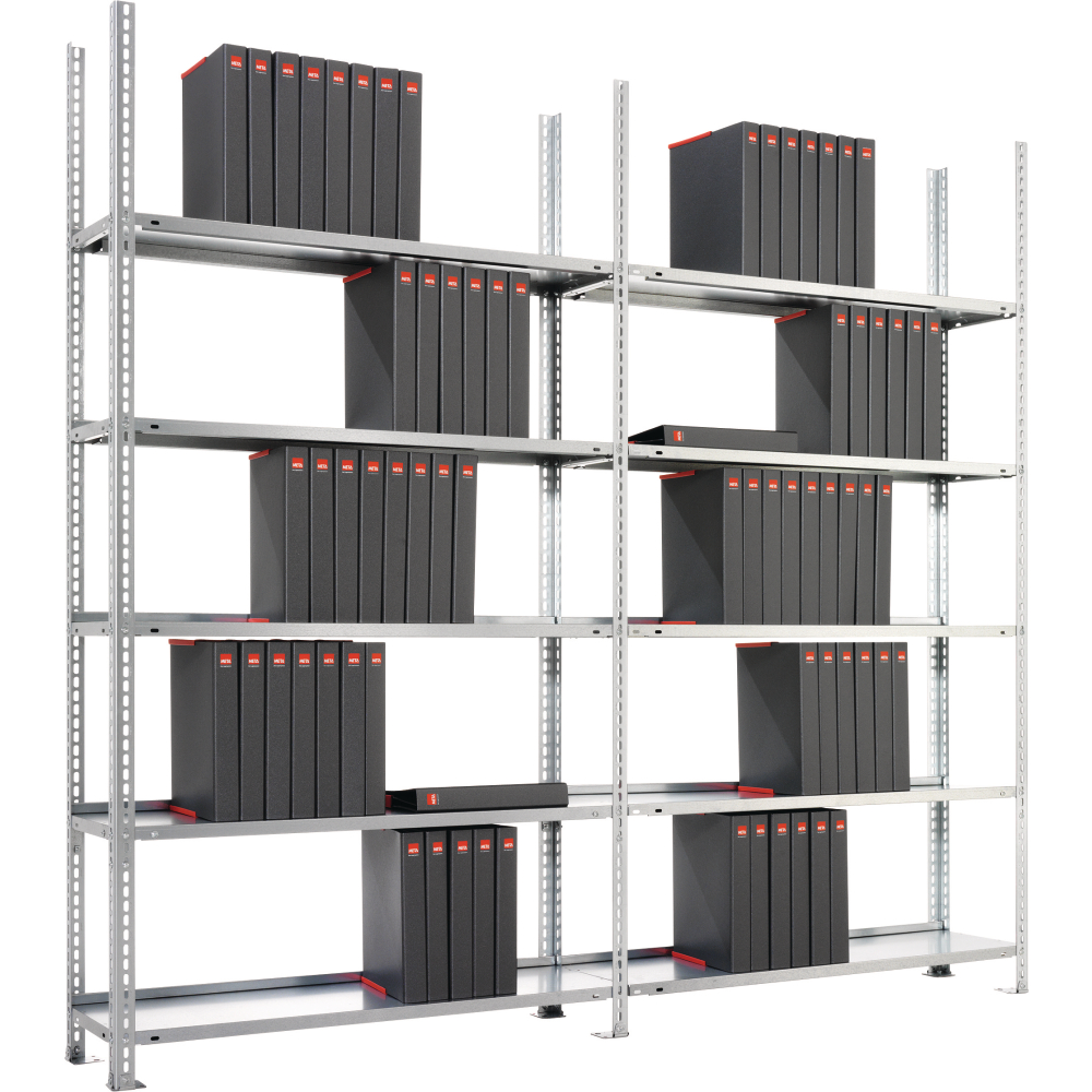 Schraubregal COMPACT GF 2200x750x300 grau