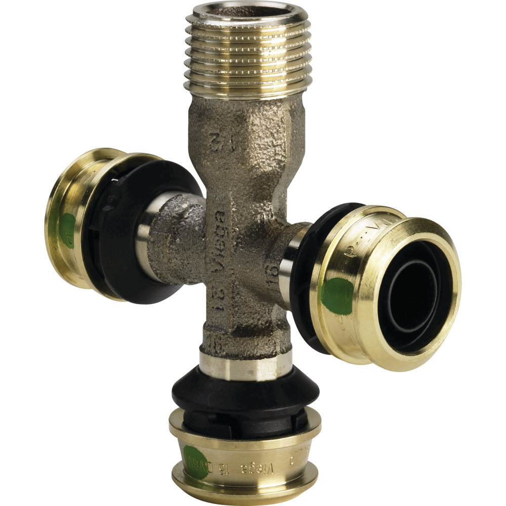 Viega Raxofix Kreuzstück 1/2x16 AG SC Mod. 5318.9
