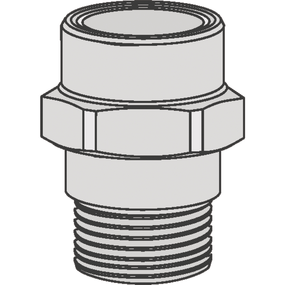 Friatherm Übergangsstück AG 16X1/2
