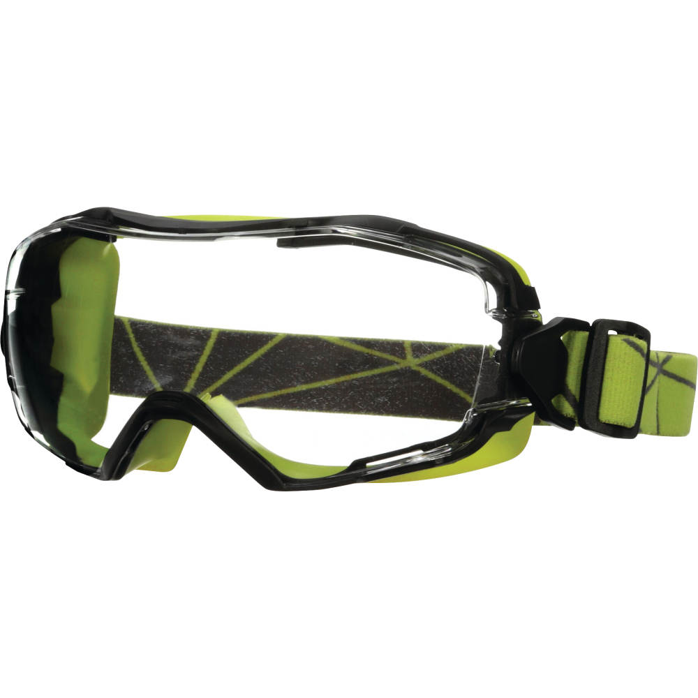 3M Vollsicht-Schutzbrille GoggleGear 6000 grün, PC, klare Scheibe