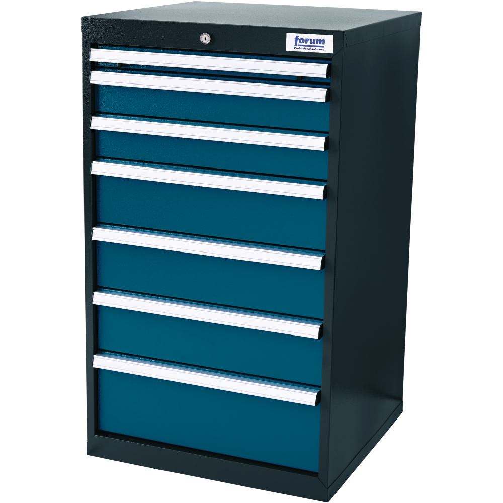 Schubladenschrank FS6 7S H1020mm RAL7016/5010FORUM