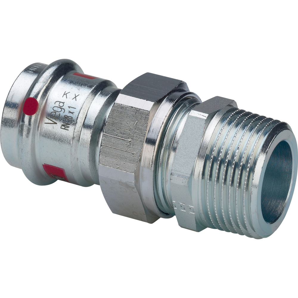 Viega Verschraubung mit SC Prestabo 1165 in 28mm x R1 Stahl verzinkt