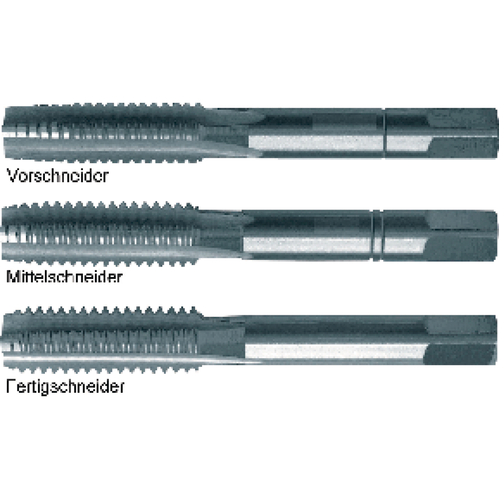 Handgewindebohrer-Satz D352 HSS-E, FORUM