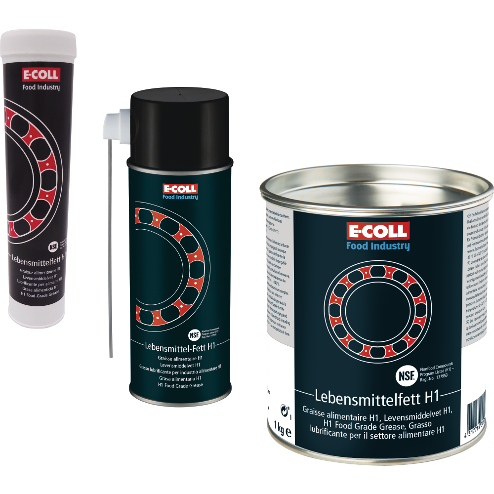 E-COLL Lebensmittelfett, NSF H1 500ml Sprühflasche