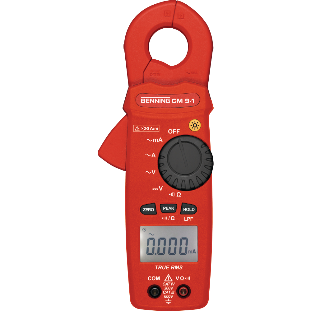 Digital-Stromzangen- Multimeter CM 9-1 Benning
