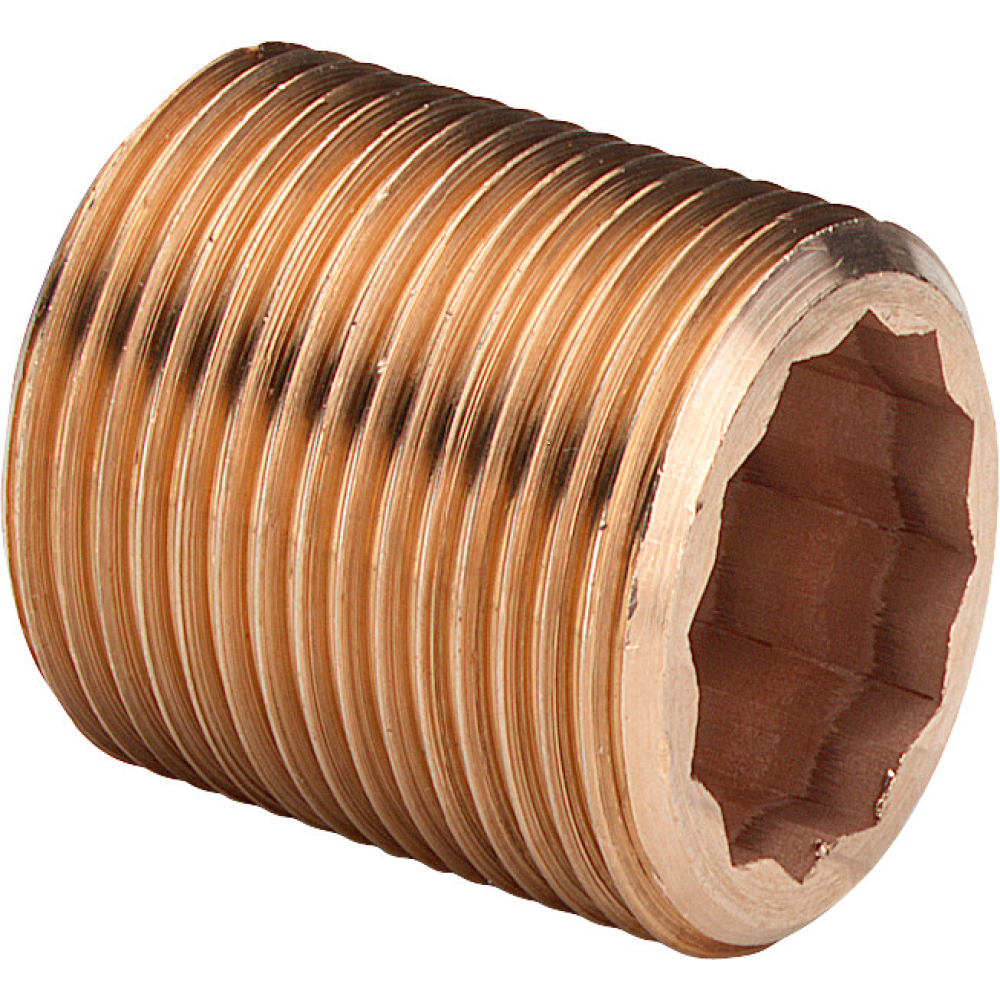 Viega Langnippel 3535 mit Innenvielkant in G3/4 x 100mm Rg