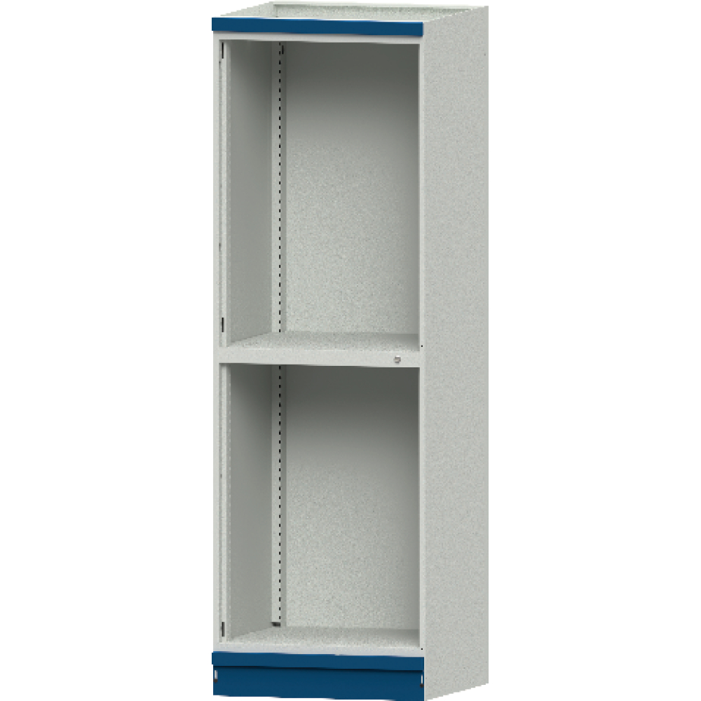 Leergehäuse Modell 102 B865xT720xH2200mm RAL 7035/5012 mit