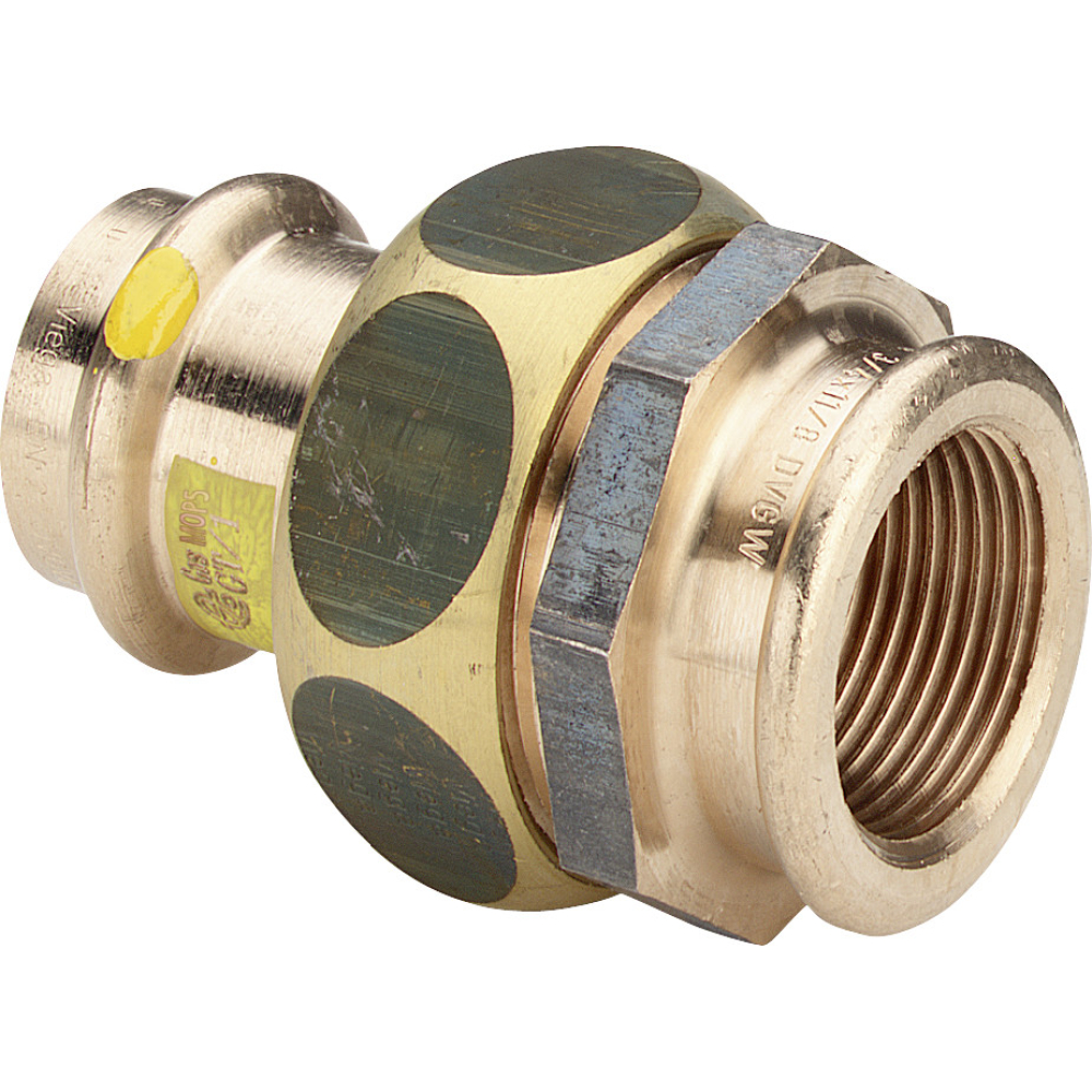 Viega Verschraubung mit SC Profipress G 2652 für Gas in 54mm x Rp2 Rotguss