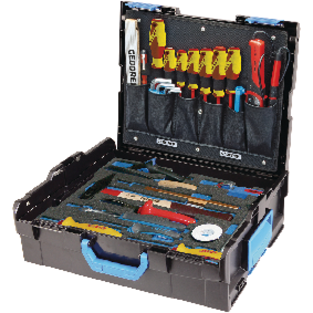Werkzeugsortiment mit L-Boxx 136 Elektriker 36-teilig