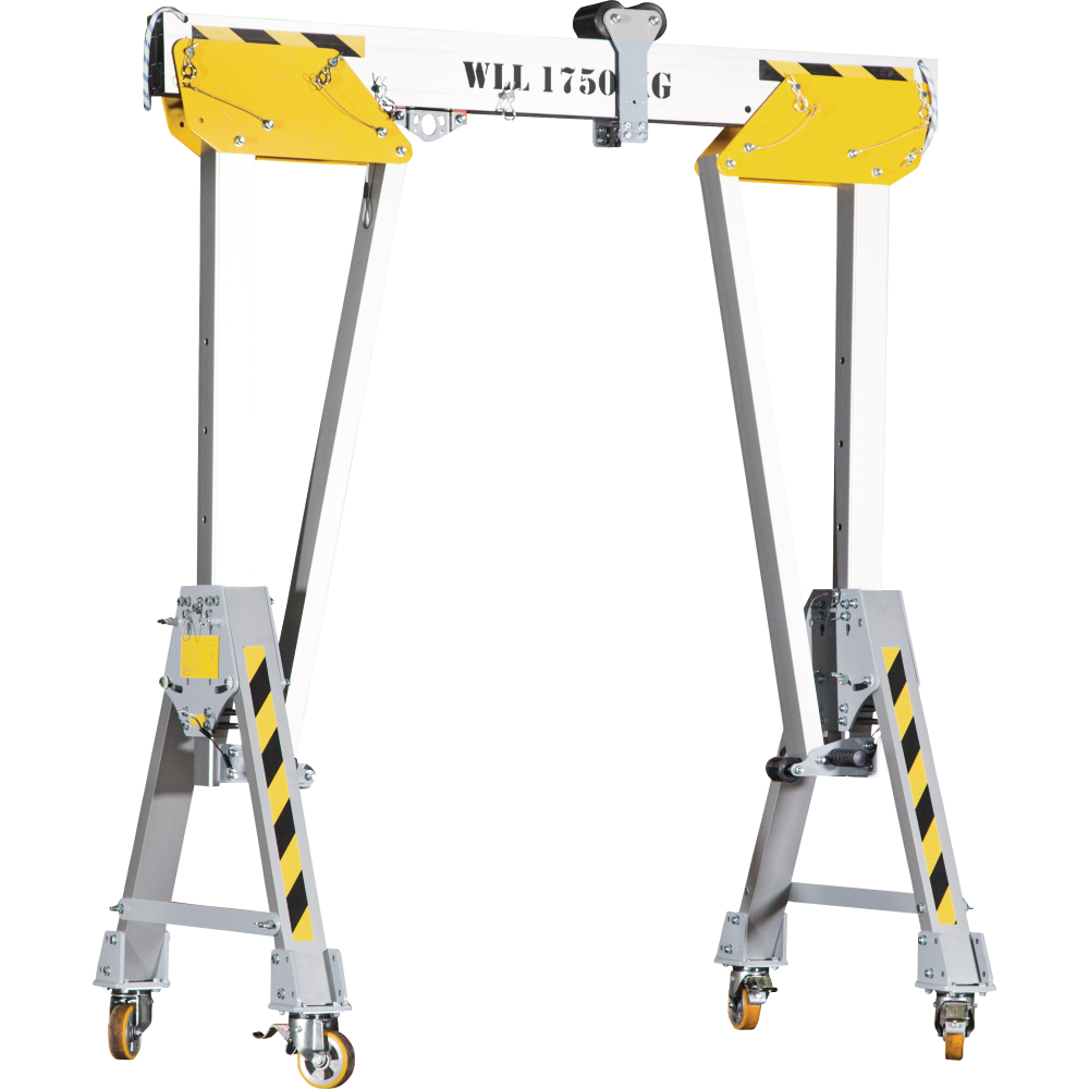 Alu-Portalkran RLPK-S-4 fahrbar / klappbar 1250kg
