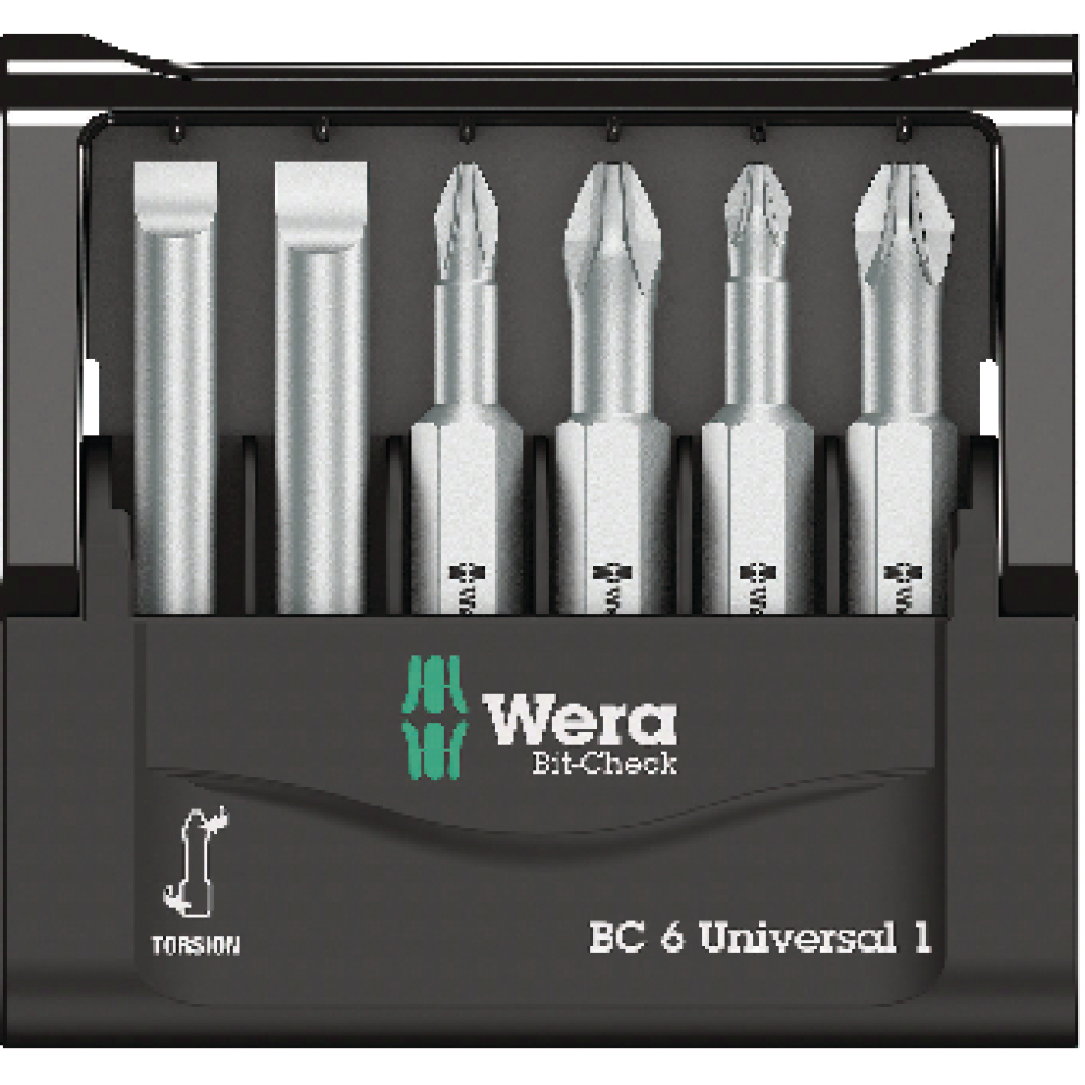Bit-Satz Bit-Check 6 Universal 1 Wera