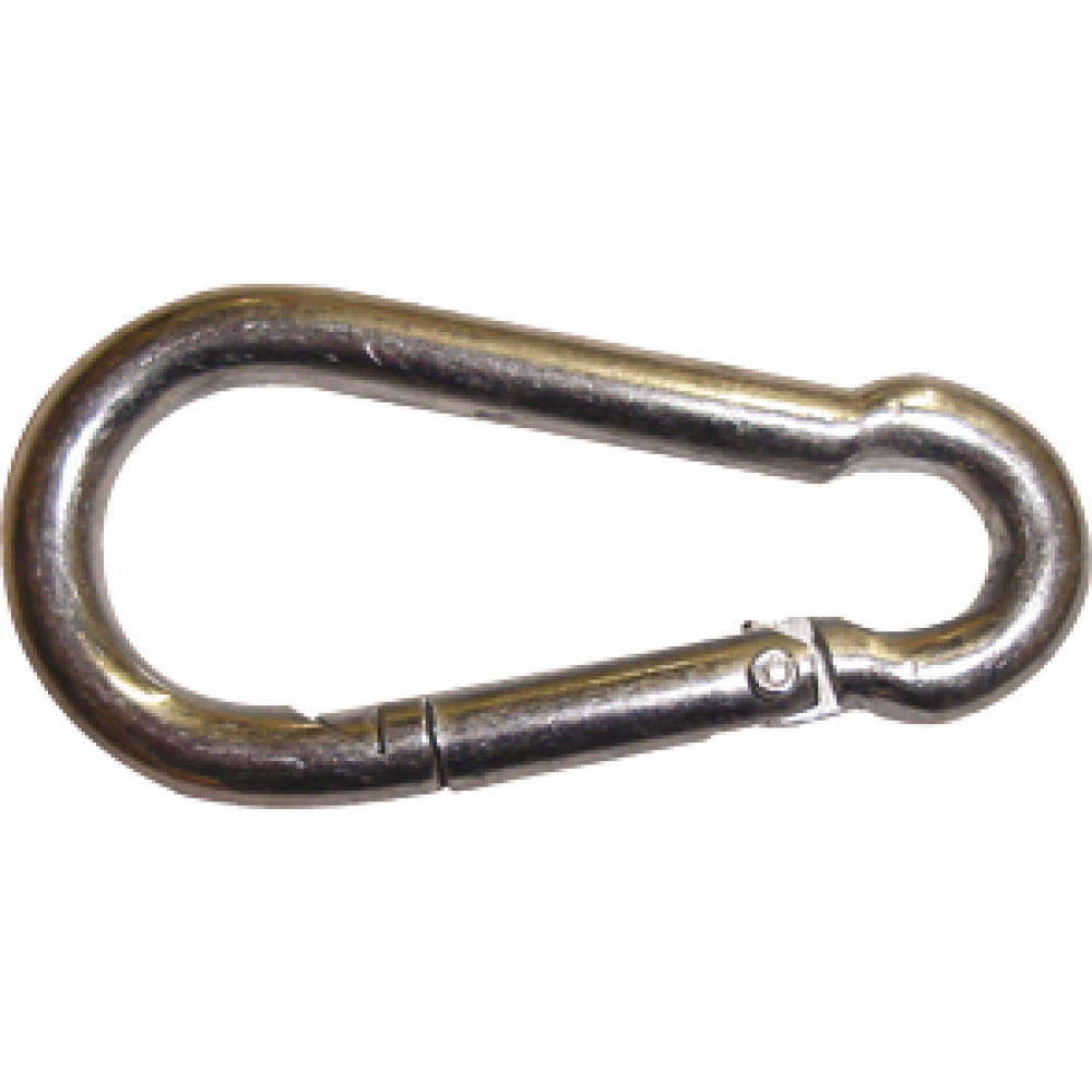Karabinerhaken 70x7mm verzinkt