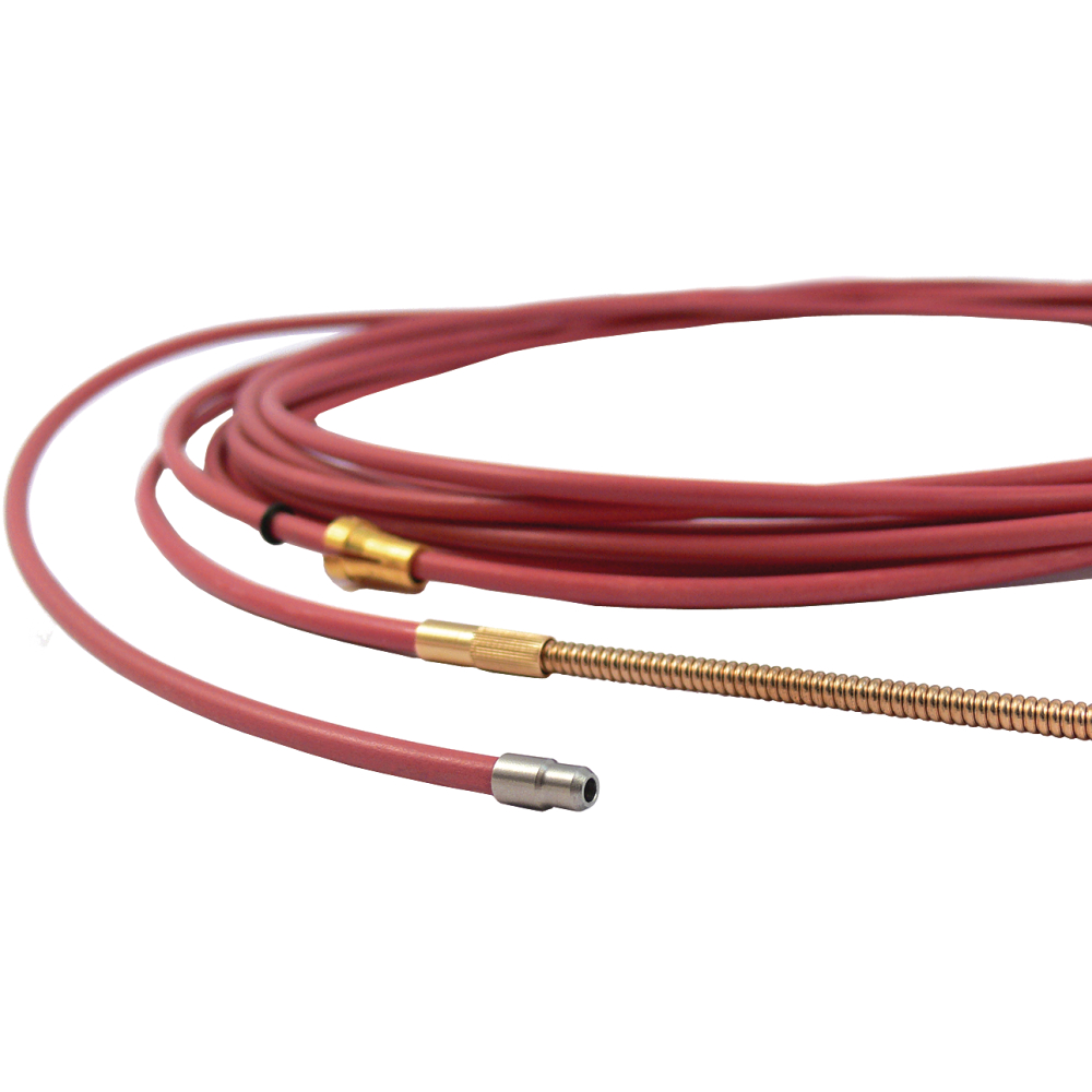 Drahtführung PTFE-Alu rot 5,5m für Draht 1,0mm