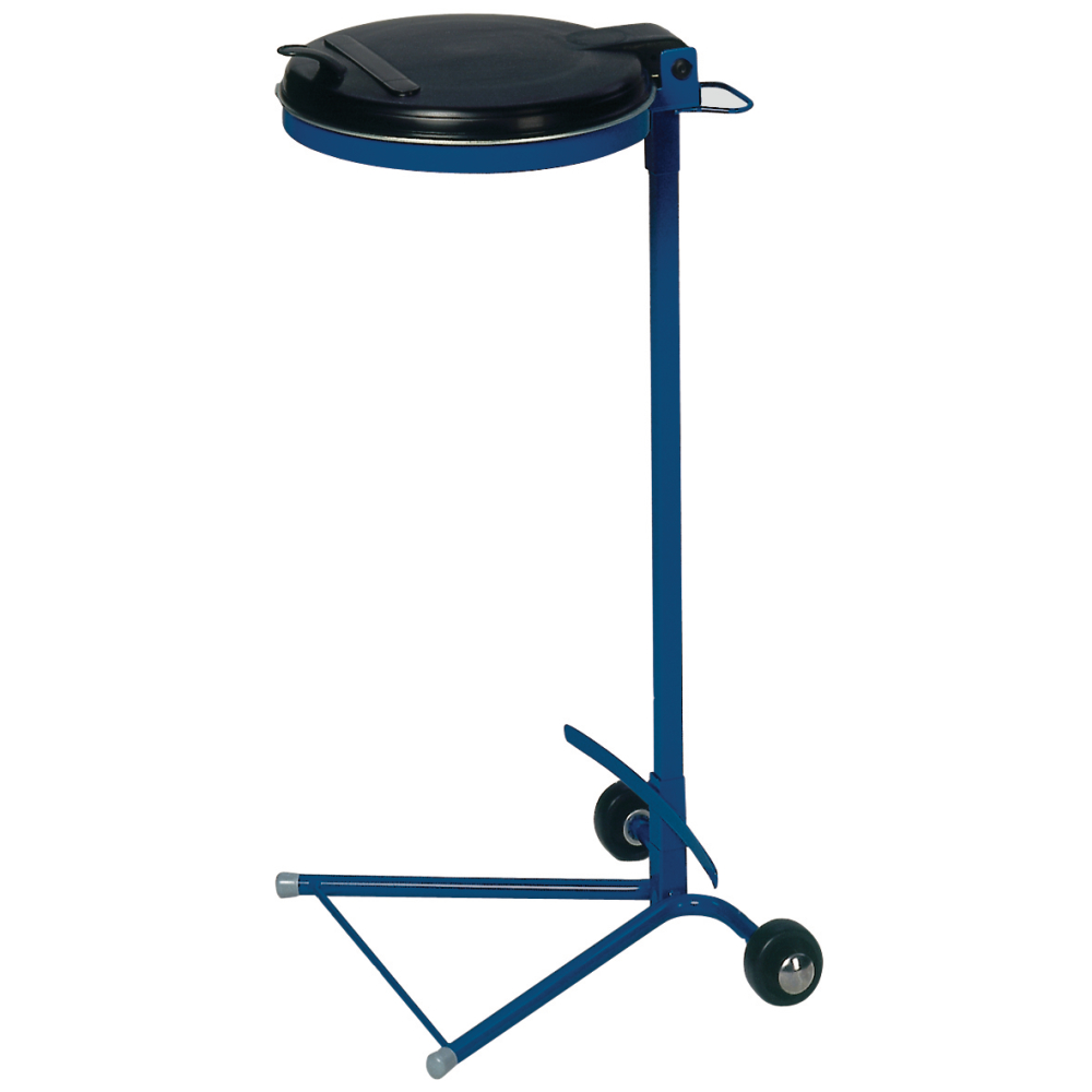 Abfallsammler 120 l blau fahrbar ME-Deckel