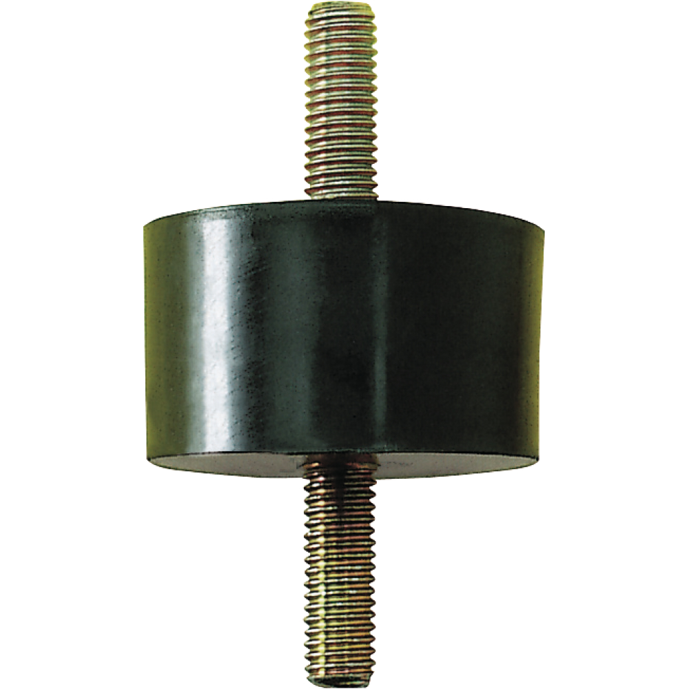 Gummi-Metall-Puffer zylindrisch Typ A D15xH20mm M5x12 NR55