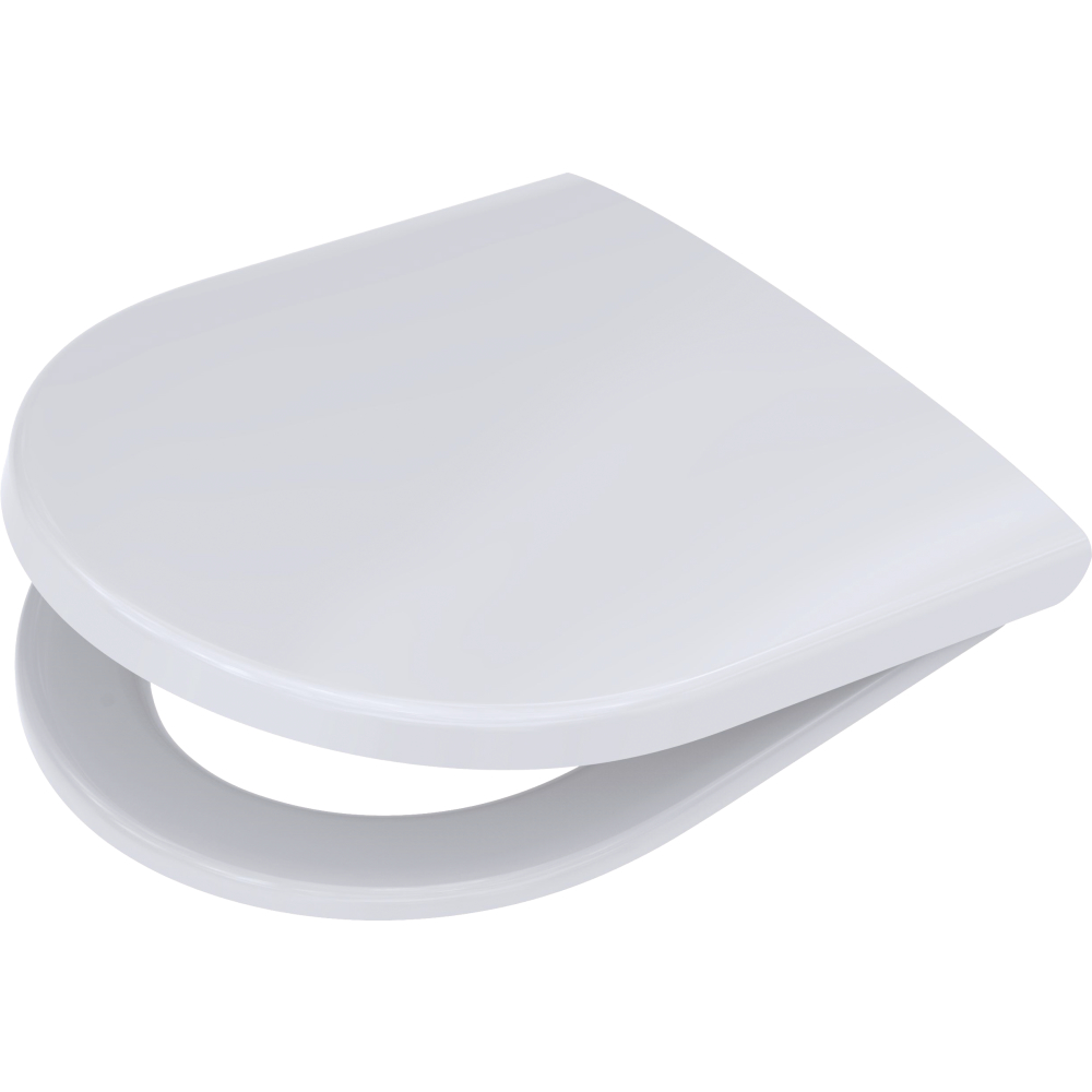 FORMAT Pro D-Shape WC-Sitz weiß mit integrierter Absenkautomatik,