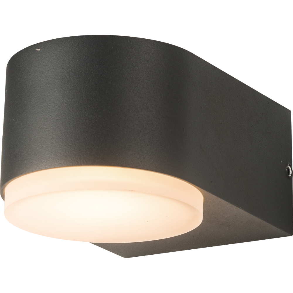 LED-Außenwandleuchte ENRICO I IP54 round 4W 3000K 230V 240lm