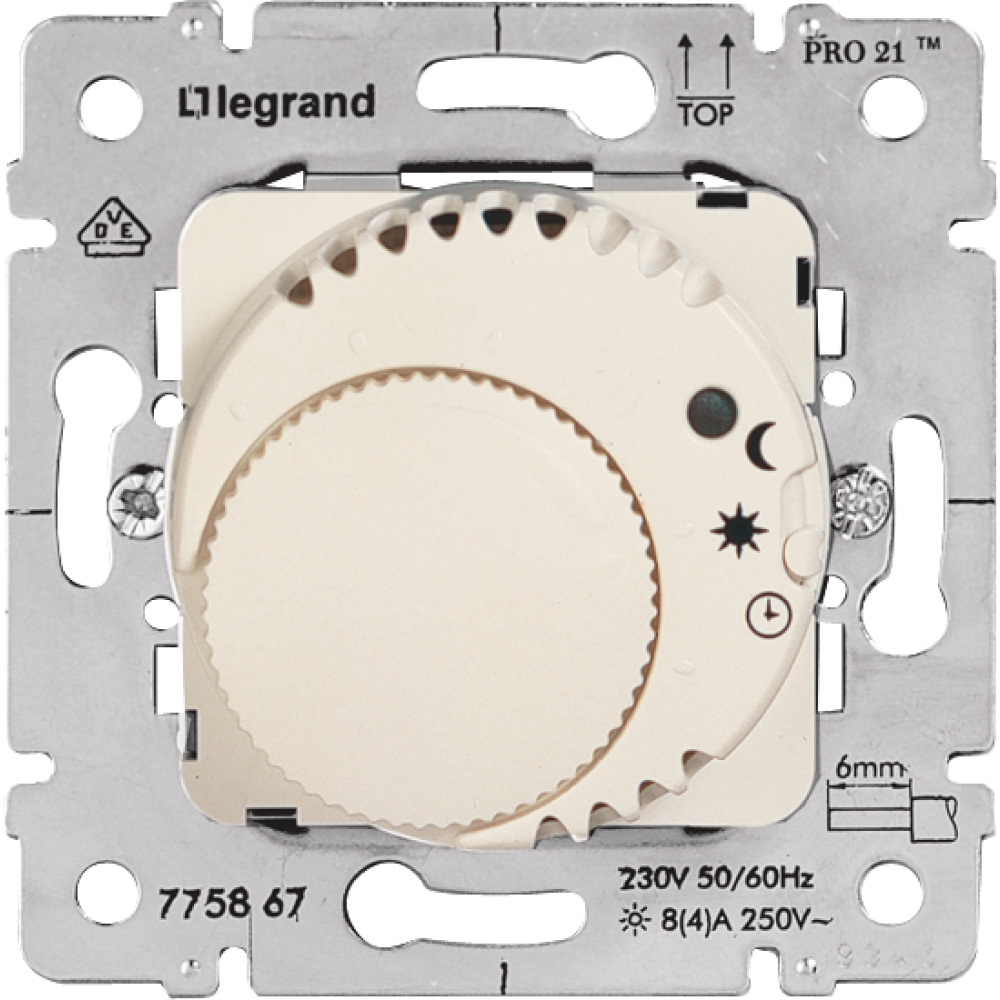 Legrand Raumthermostat - Komfort ultraweiß