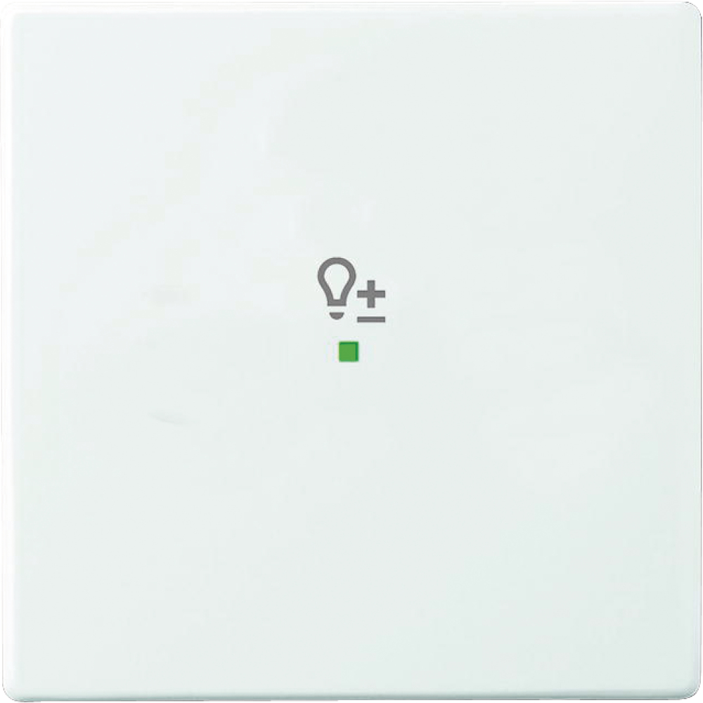 Wippe 1-fach Symbol Dimmer studioweiß 6234-10-84