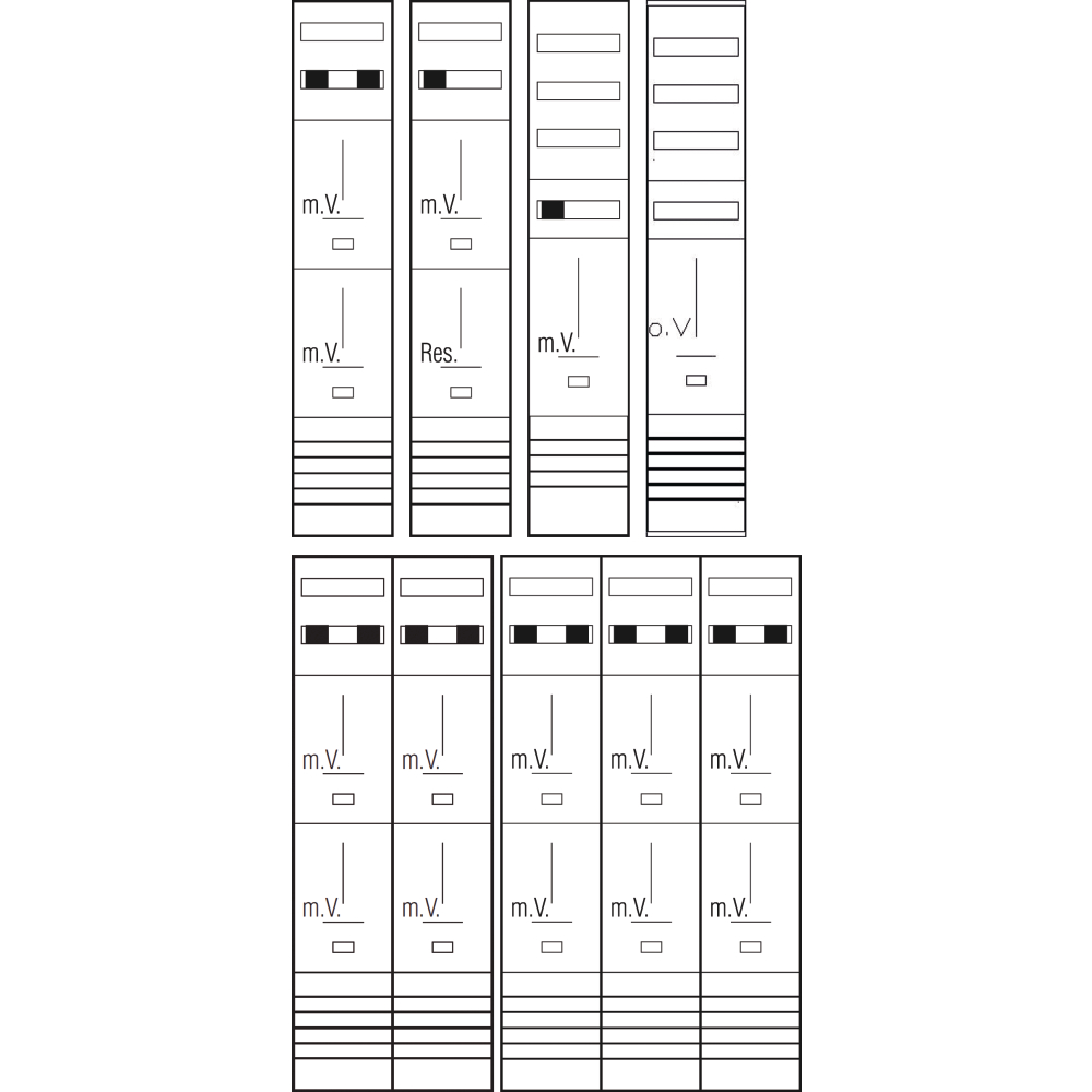 ABN Zählerfeld BH9 1Z 1R Z19H036N