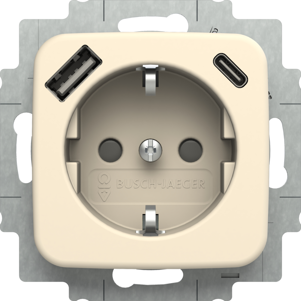 SCHUKO-/USB-Steckdose Safety+ 20 EUCB2USBAC