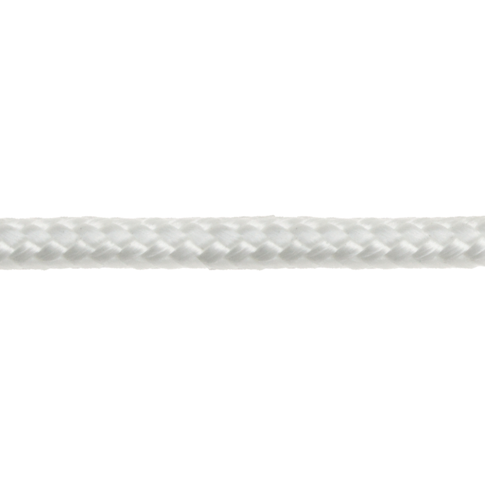 Nylonschnur 12mm weiß geflochten