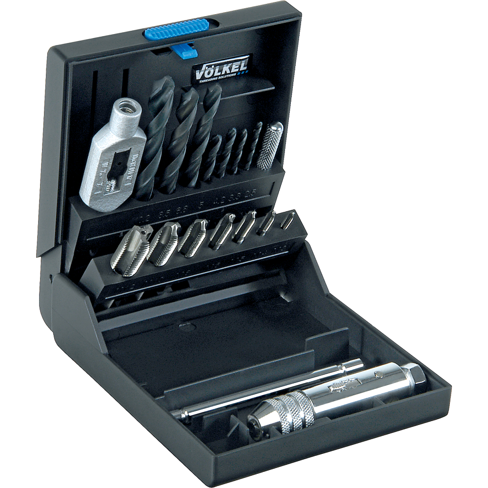 Gewindeschneidsatz 16-tlg HSS-G DIN 352/B M3-M12