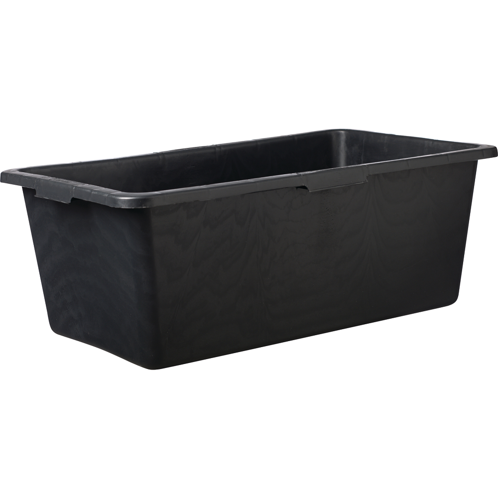 Mörtelkasten 65L schwarz eckig, L-Skala