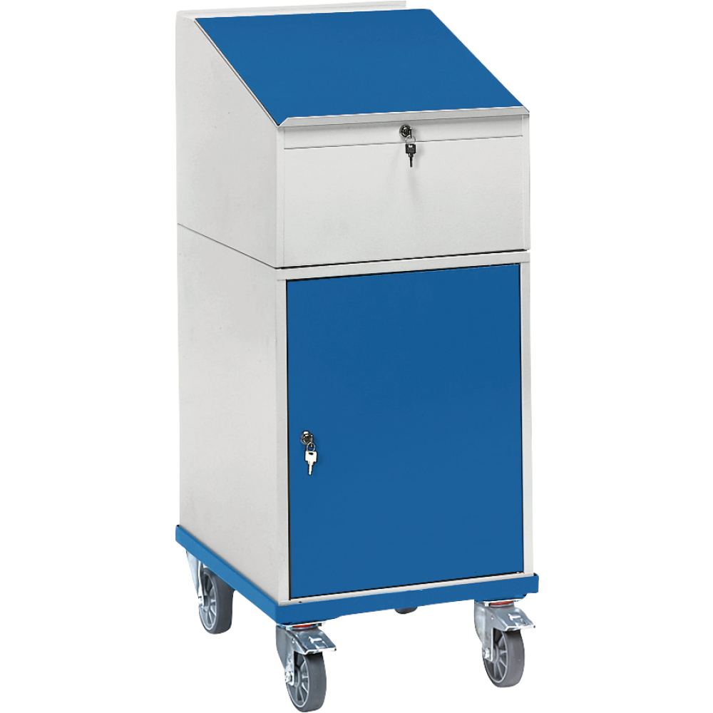 Rollschrank mit Aufsatz