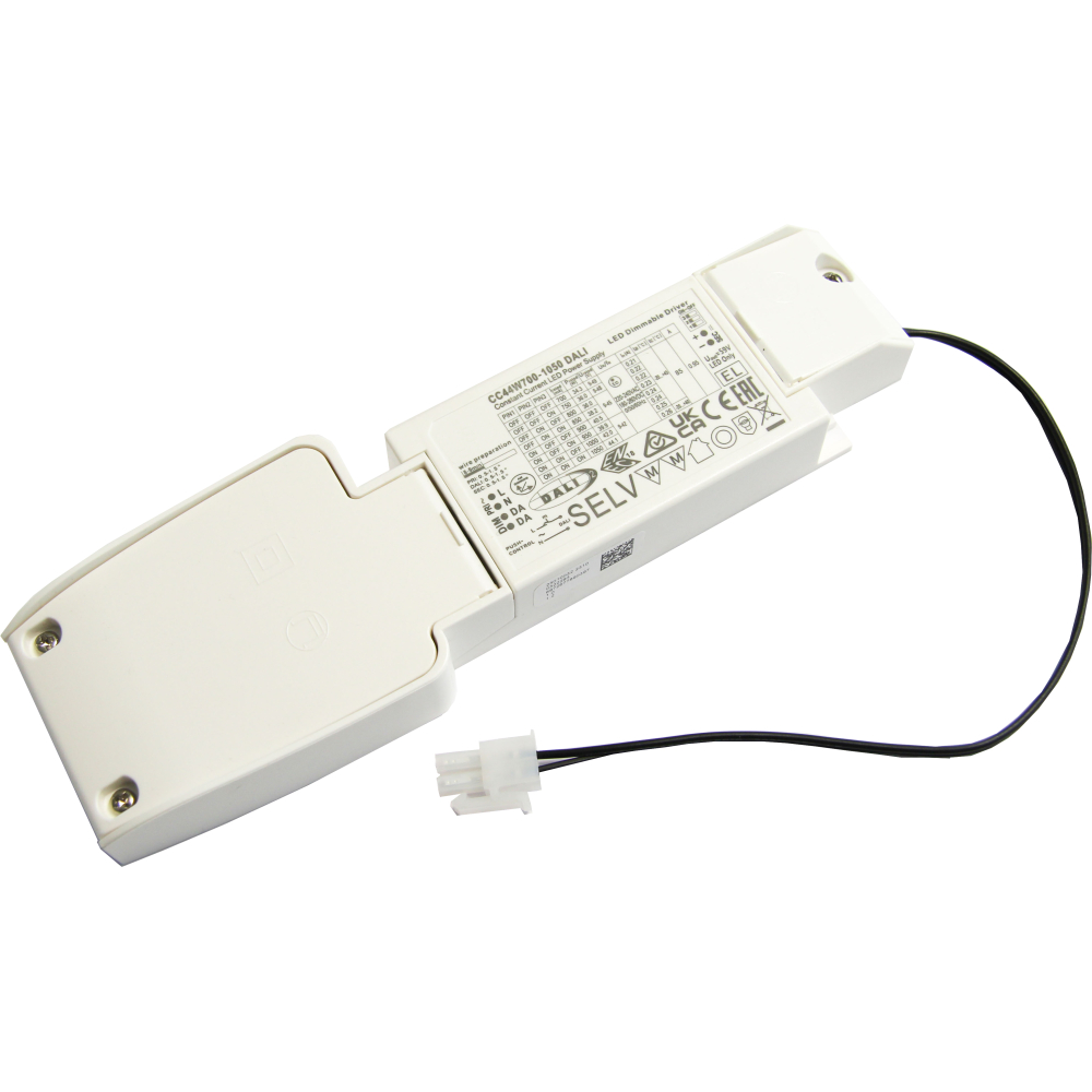 LED Uni.Konverter 44W DALI/PUSH dimmbar,max. 44W, 9 - 49V, 700 - 1050mA