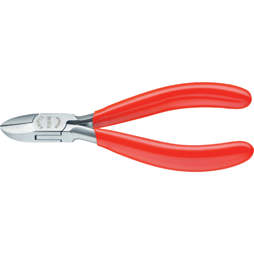 Elektronik-Seitenschneider Nr. 7701 115mm poliert Knipex