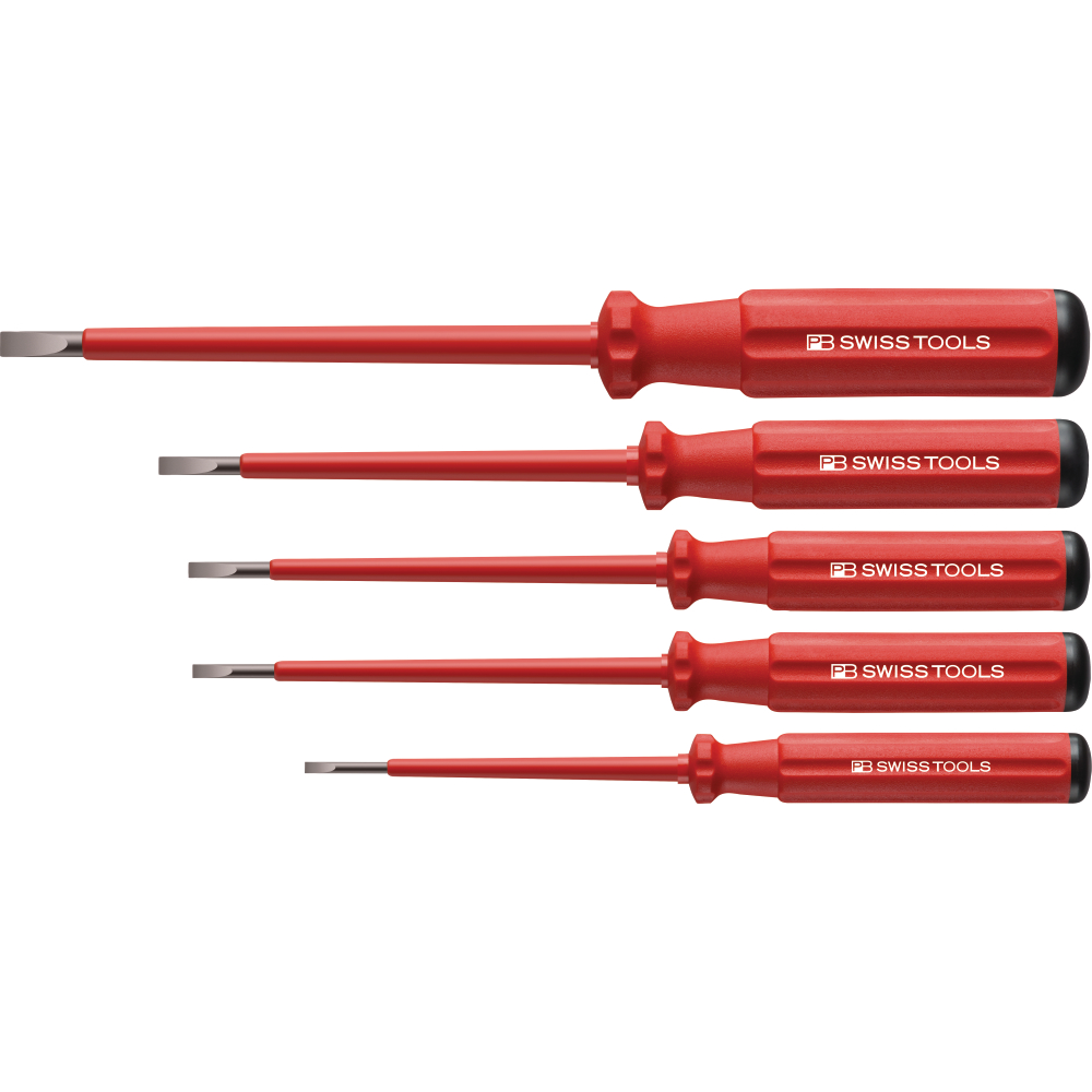 Schraubendreher-Satz VDE 5-teilig Schlitz im Karton Classic PB Swiss Tools