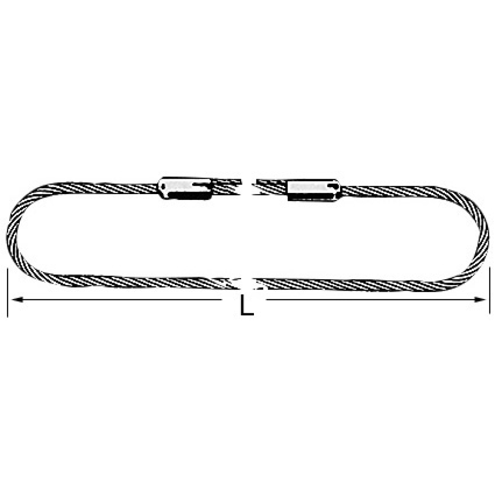 Anschlagseil endlos 2 m Durchm. 18 mm